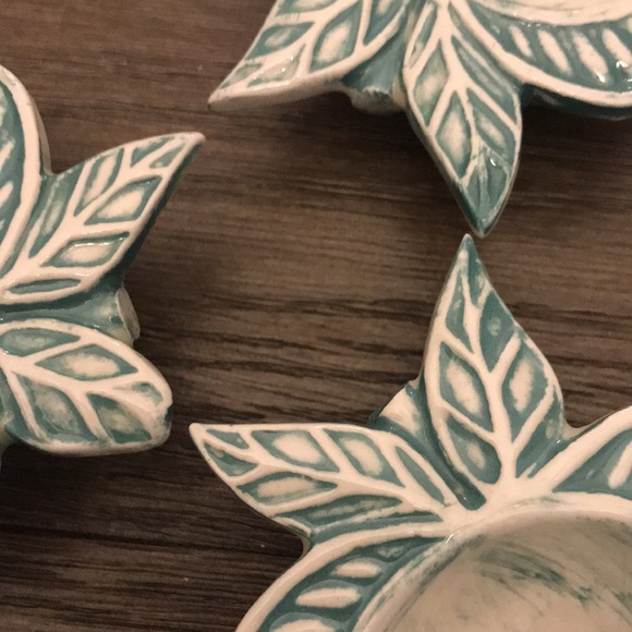 Individual deviled egg cups vintage ceramic apple design. Set of 6 unique EUC - Picture 6 of 9